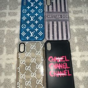 4 iPhone XS Max cases bought from Etsy seller